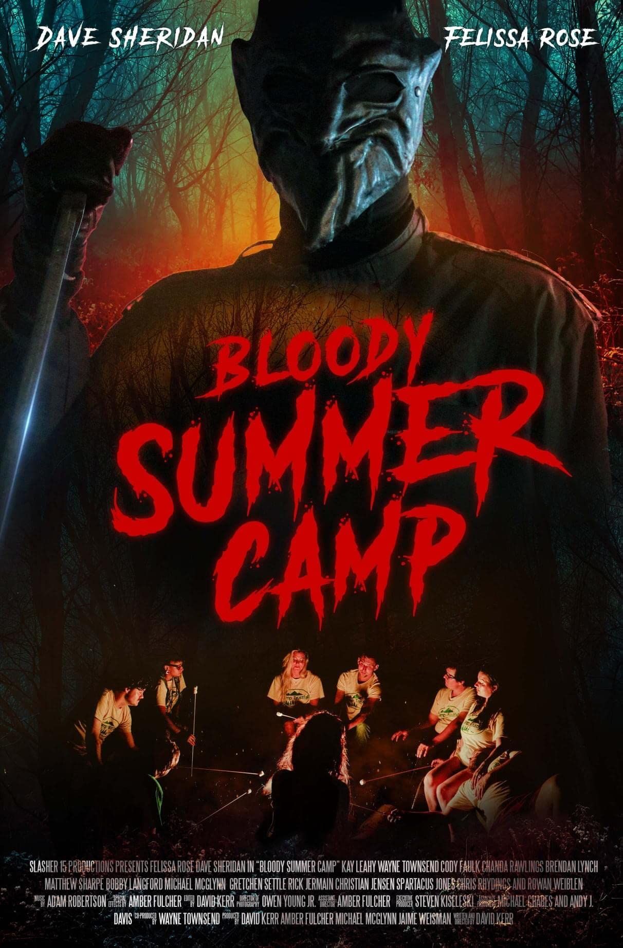 poster of Bloody Summer Camp (2021) Telugu [Voice Over] Dubbed WEBRip